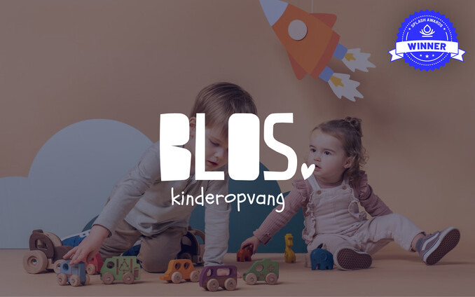 Case BLOS Kinderopvang Splash Award sticker